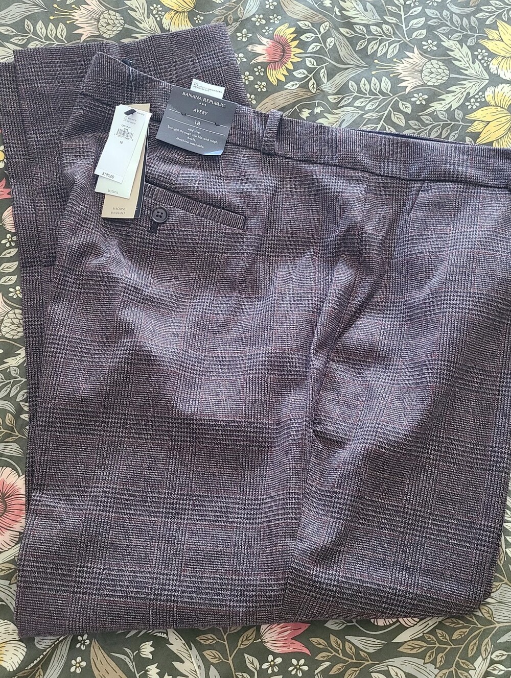 Banana Republic Avery Tweed Ankle Pants